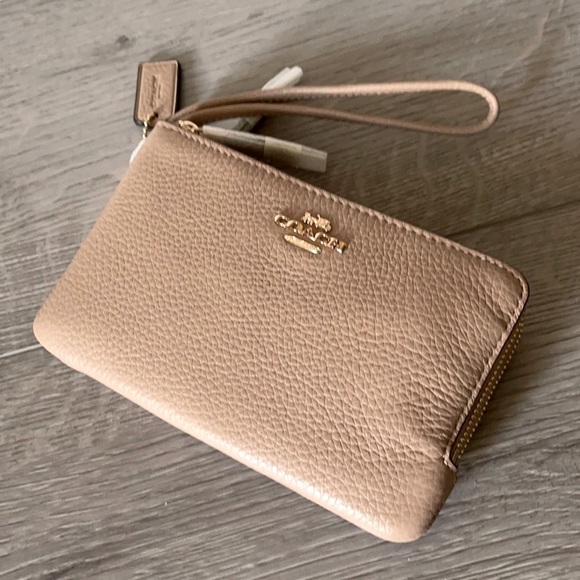 NWT Coach Double Corner Zip Wristlet - Picture 2 of 12